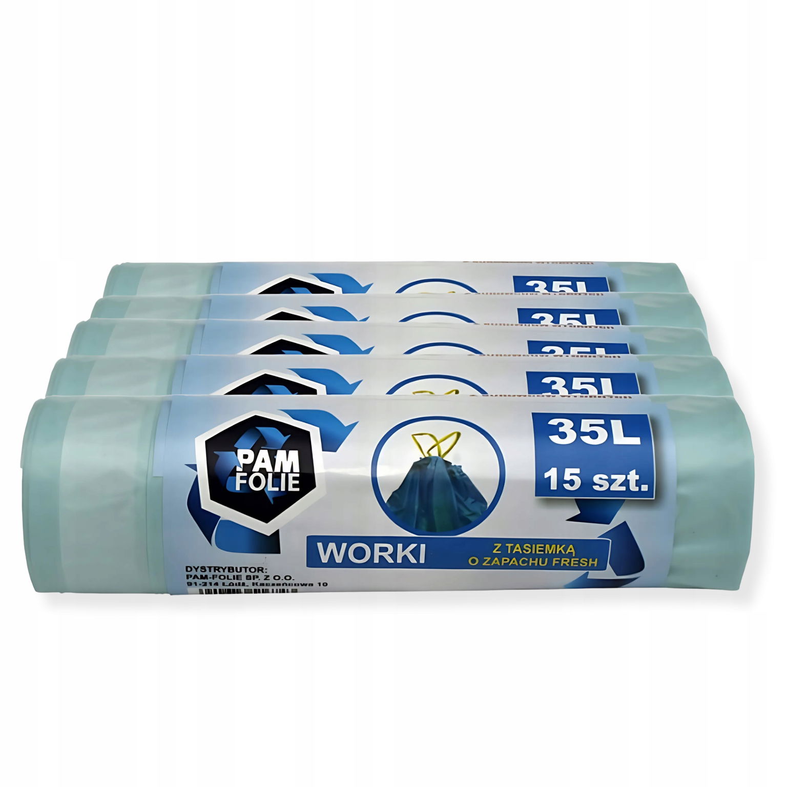 Vrecia Na Vonné Odpadky s páskou univerzálne 35L 75ks Fresh Pam-Folie