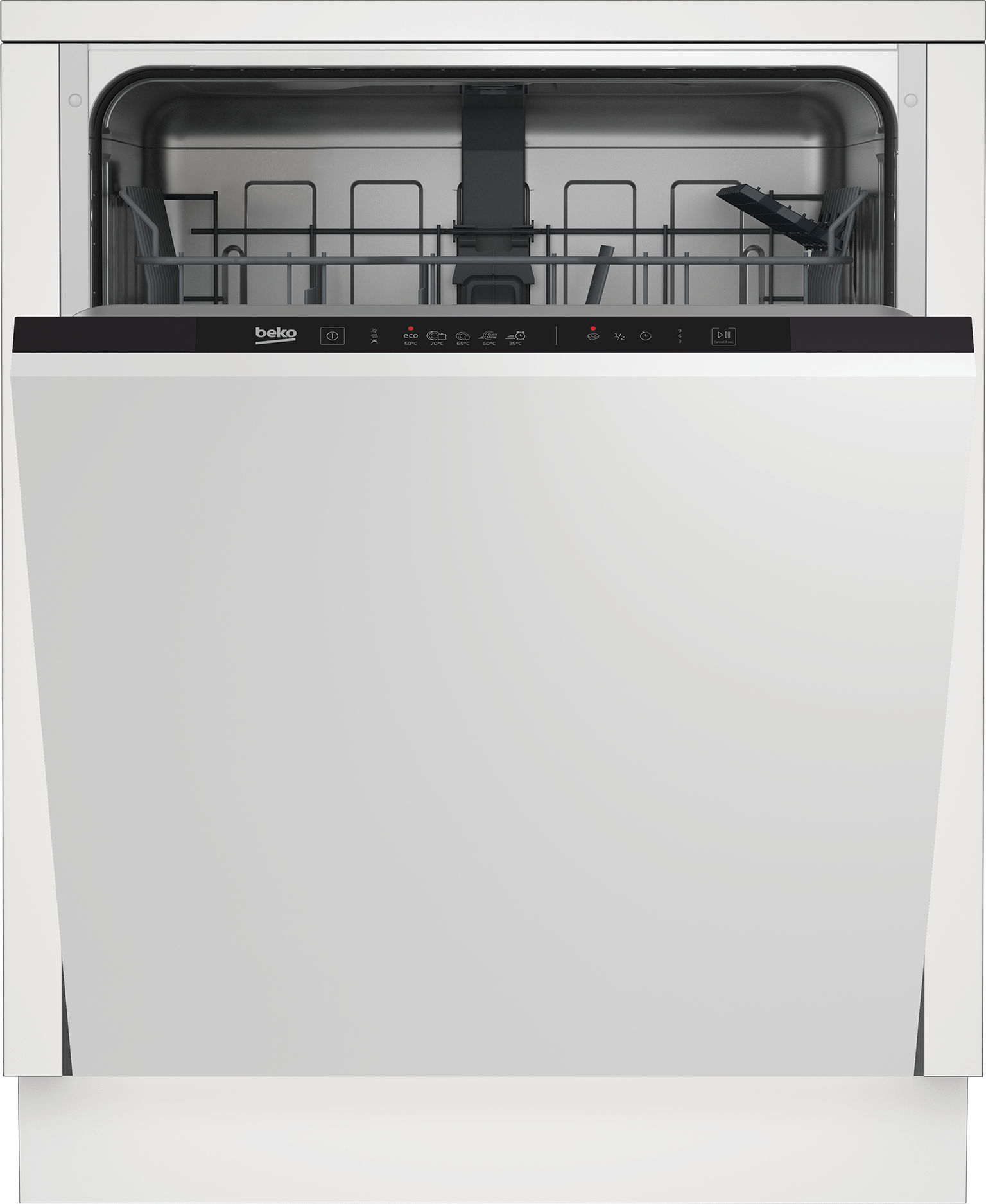 Vstavaná umývačka riadu Beko DIN35320 60cm 13kpl 5 programov Quick&Shine oceľ