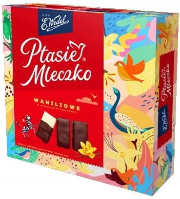 Vtáčie vanilkové mlieko Vanilia flavour 340 g Wedel