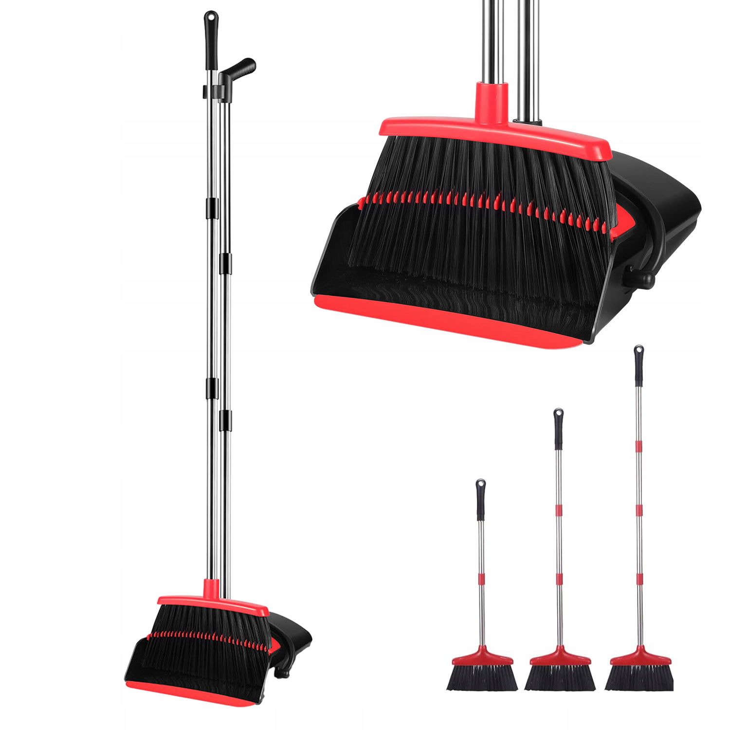 Výsuvná Sada Leňochov S Metlou A Dlhým Držadlom 80 CM