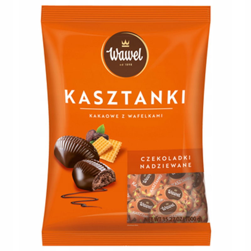 Wawel Čokoládové pralinky Kasztanki 1kg