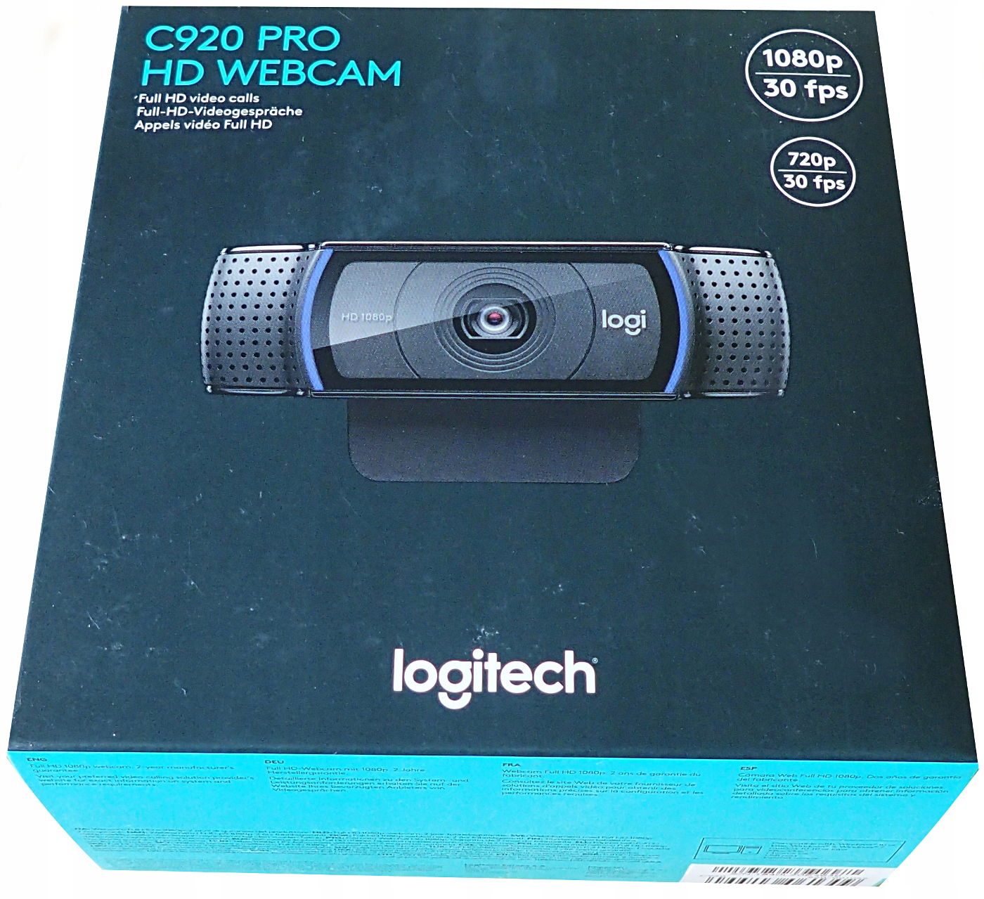 Webová kamera WebCam Logitech C920 Hd Pro pre počítačový notebook Mac