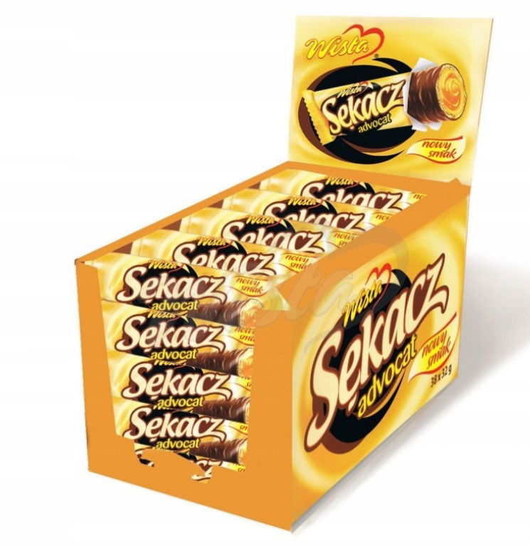 Wisła Sękacz Advocat v čokoláde 38 x 32 g Legendárna chuť Pl