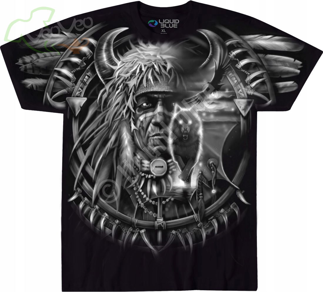 Wolf Dreamcatcher Liquid Blue 4XL