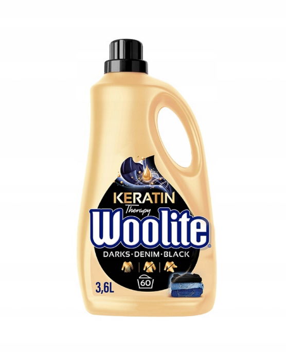 Woolite Tekutý Prací Prostriedok Na Čierny Tmavý Denim S Keratínom 3.6 L, 60 Praní