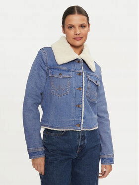 Wrangler Dámska džínsová bunda modrá 112356629