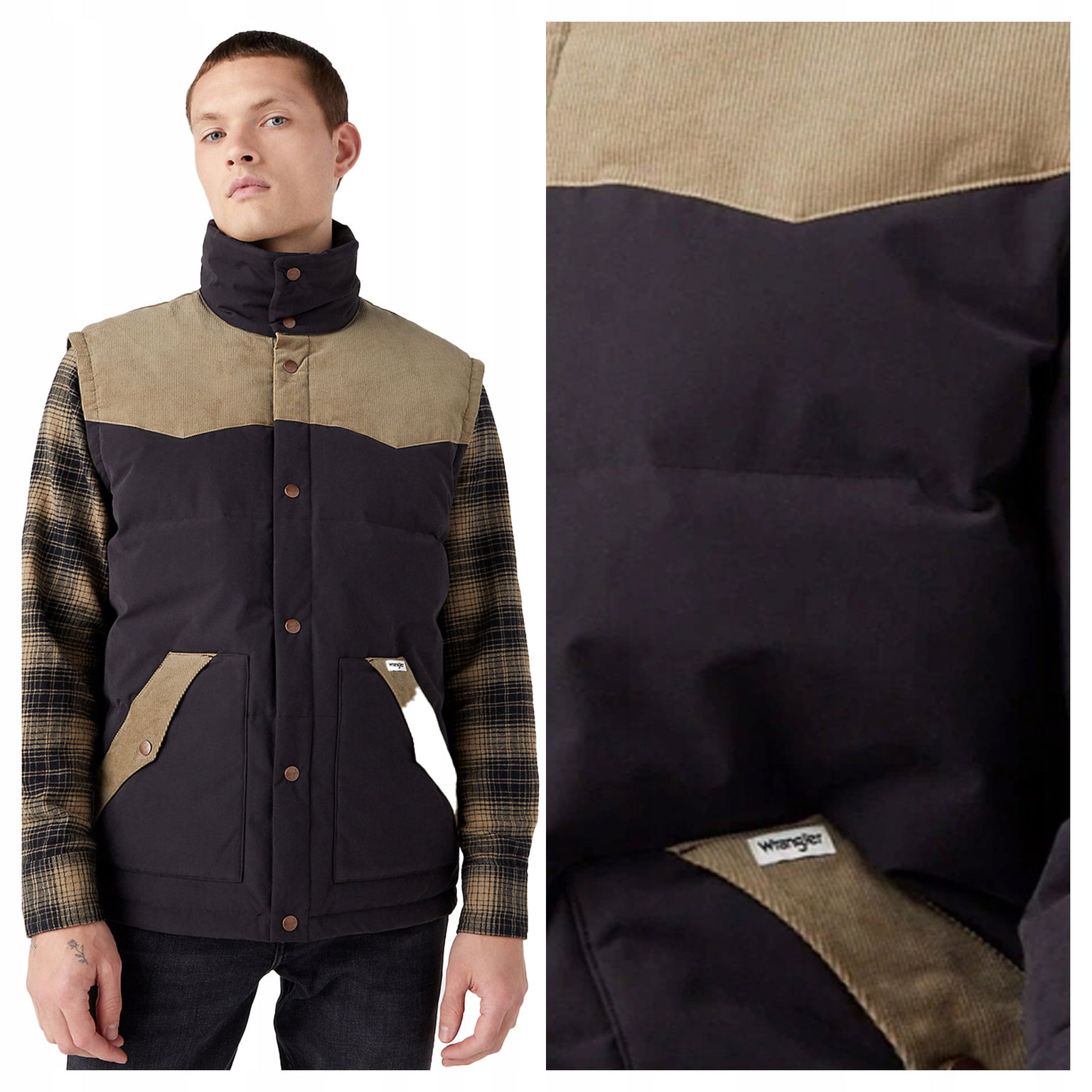 Wrangler Detachable Sleeve XL Pánska zimná bunda