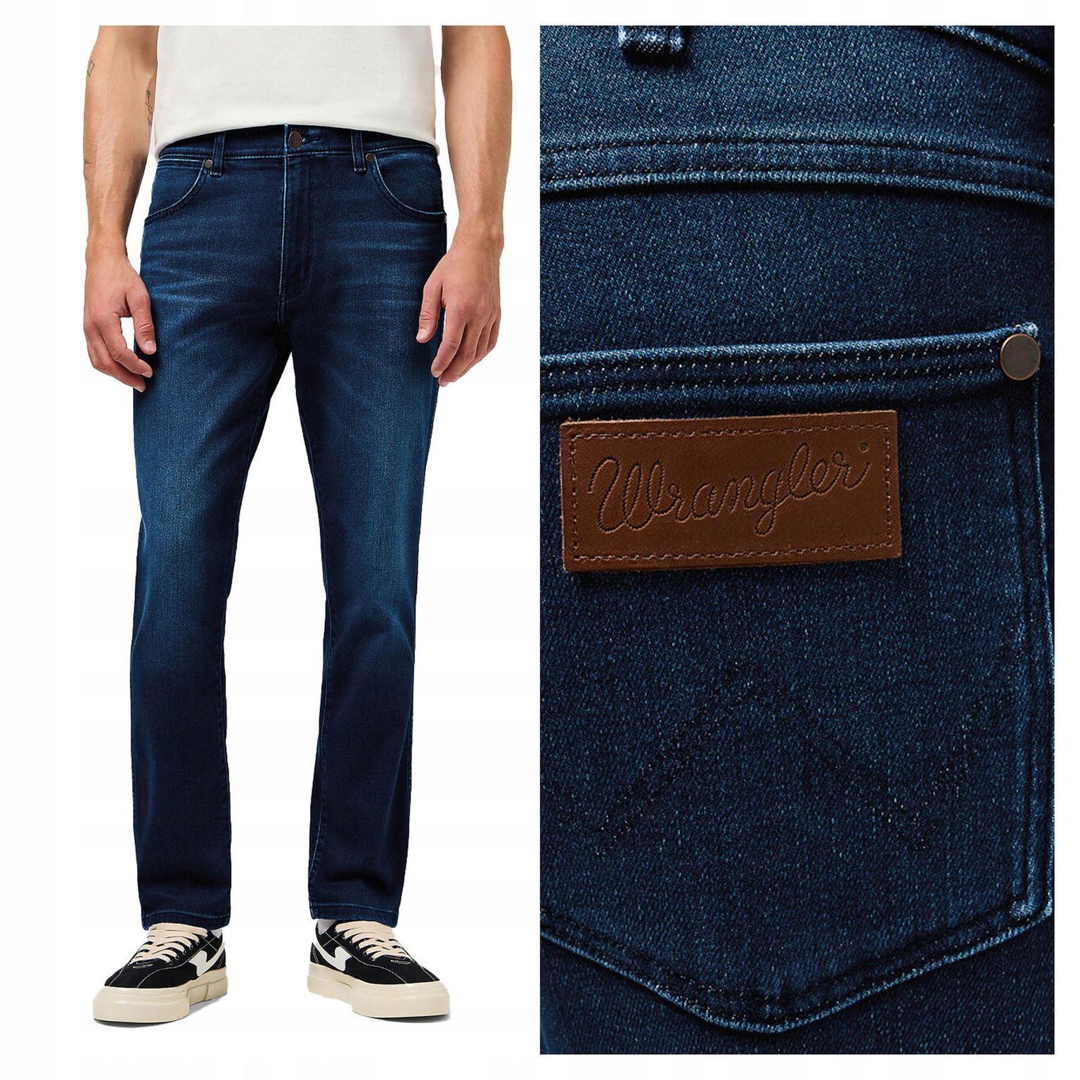 Wrangler Larston W30 L34 Pánske džínsové nohavice, džínsy, džínsy