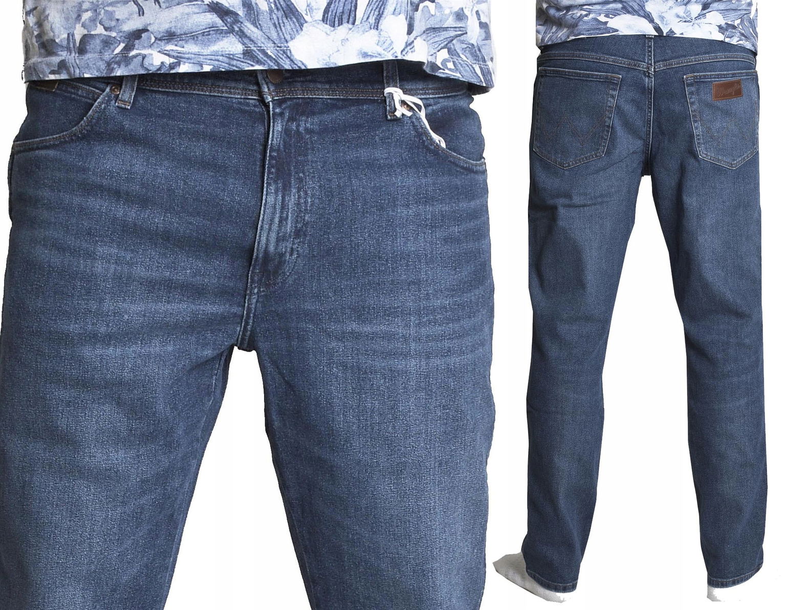 Wrangler Nohavice Texas Slim 822 džínsy W34 L30