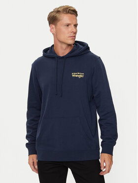 Wrangler Pánska mikina modrá 112357369