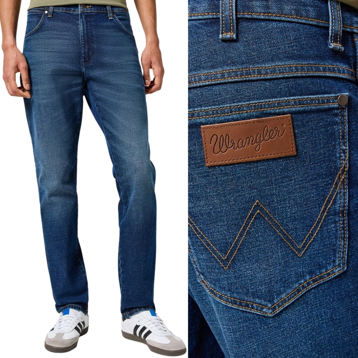 Wrangler River regular tapered Black Hole tmavé džínsové nohavice W30 L32