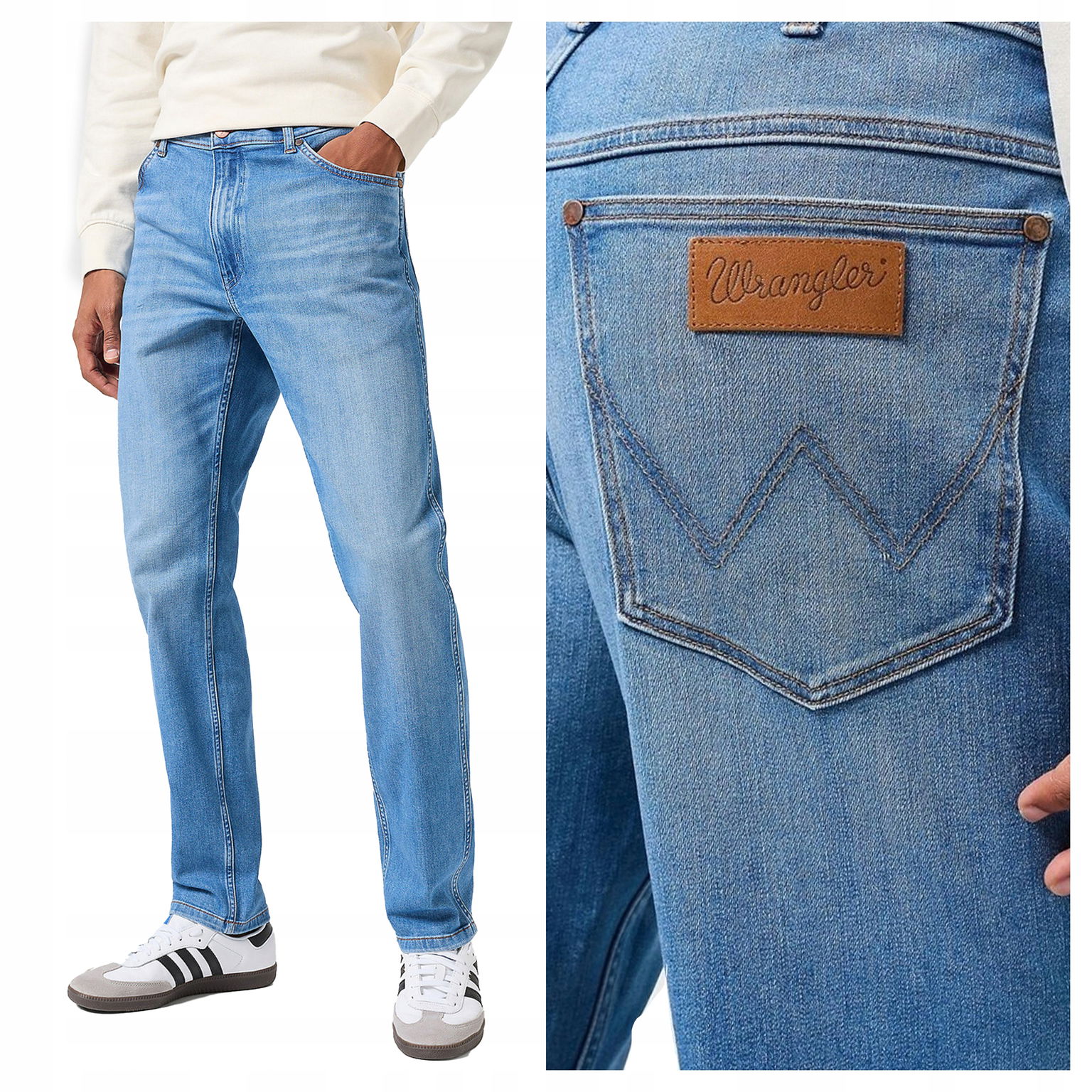 Wrangler River W31 L30 Pánske džínsové nohavice s džínsami