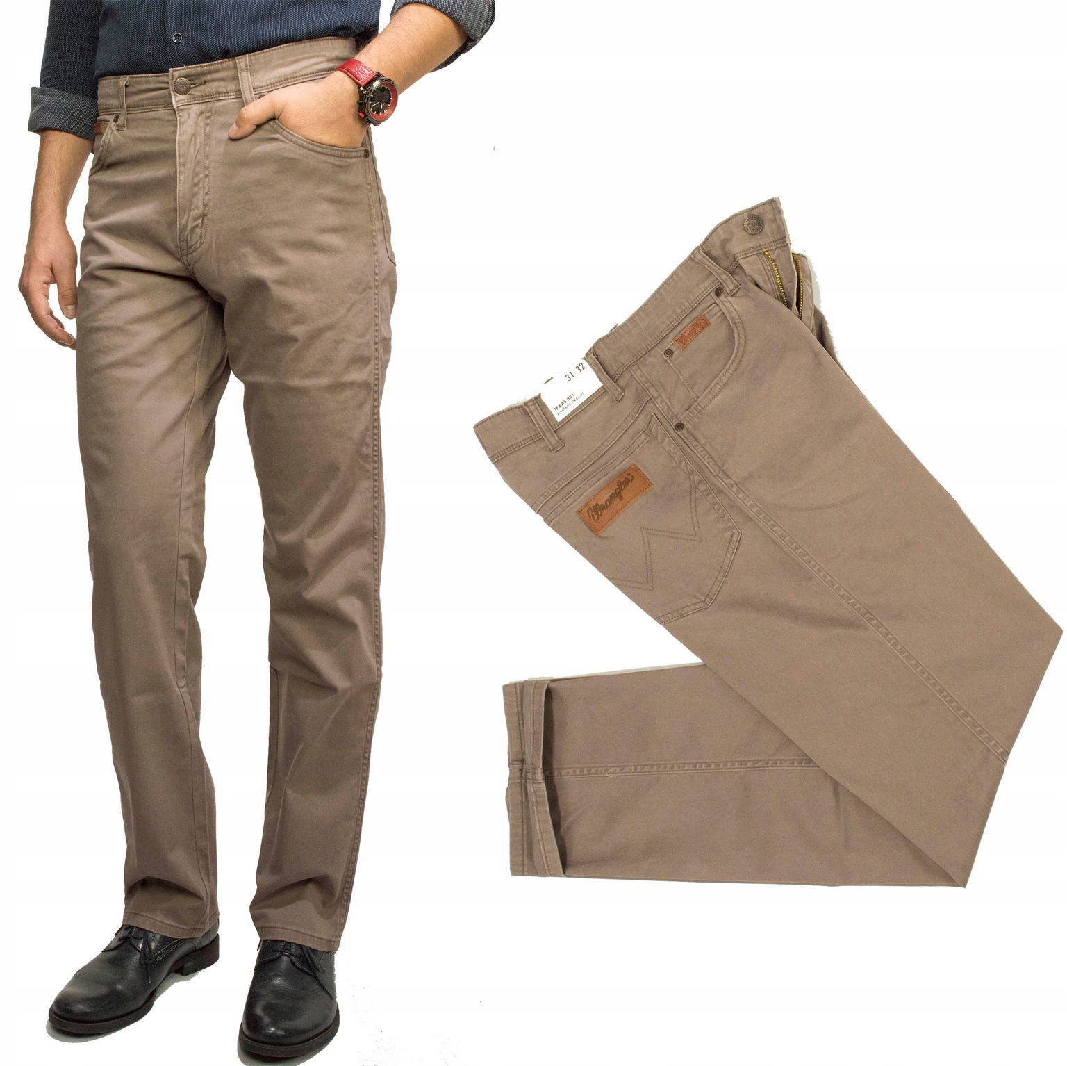Wrangler Texas Iron pánske klasické nohavice W32 L32