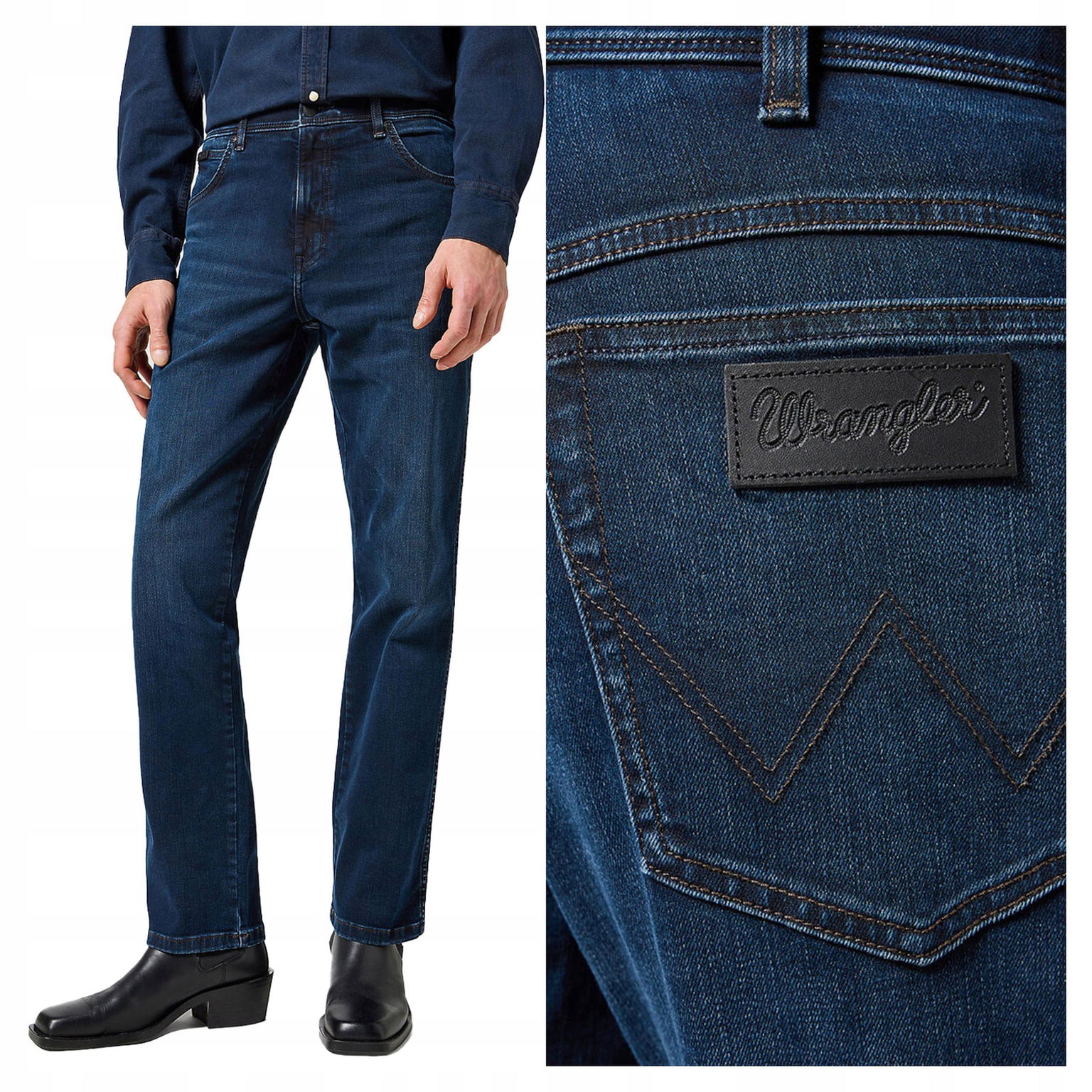 Wrangler Texas W31 L32 Pánske džínsové nohavice, džínsy, Jednoduché