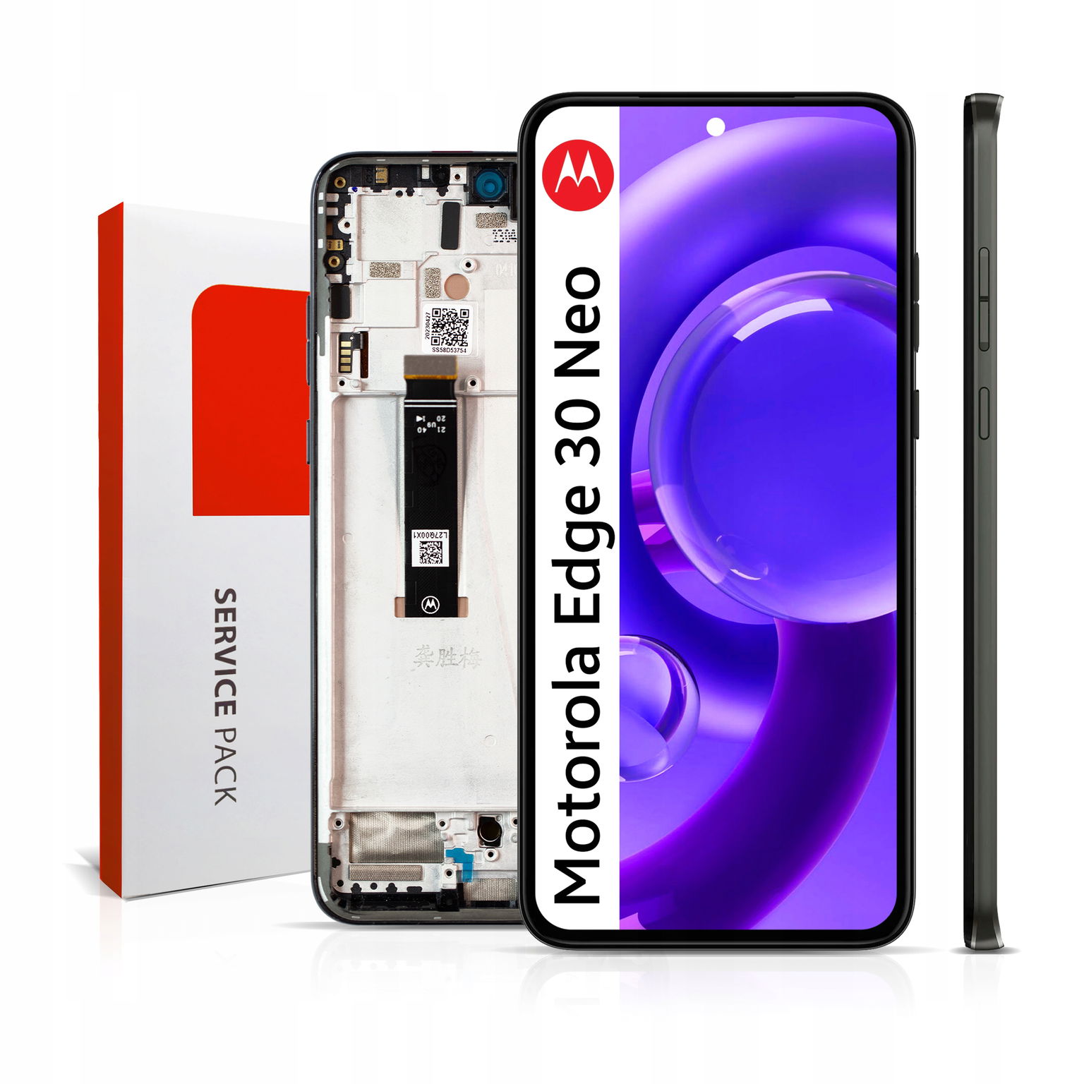 XT2245-1 LCD pre Edge 30 Neo Service Pack Displej Rámček Matrica Oled