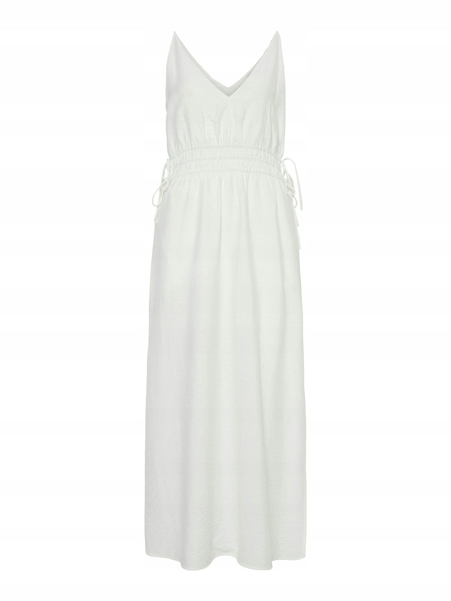 yas Dámske letné šaty YAS-26037101 Star White Biele