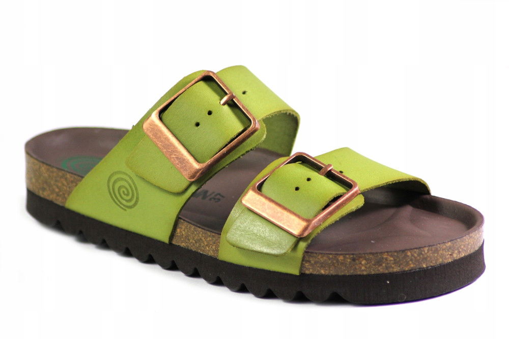 Žabky Dr.brinkmann 700686-71 Green Kožené Dámske