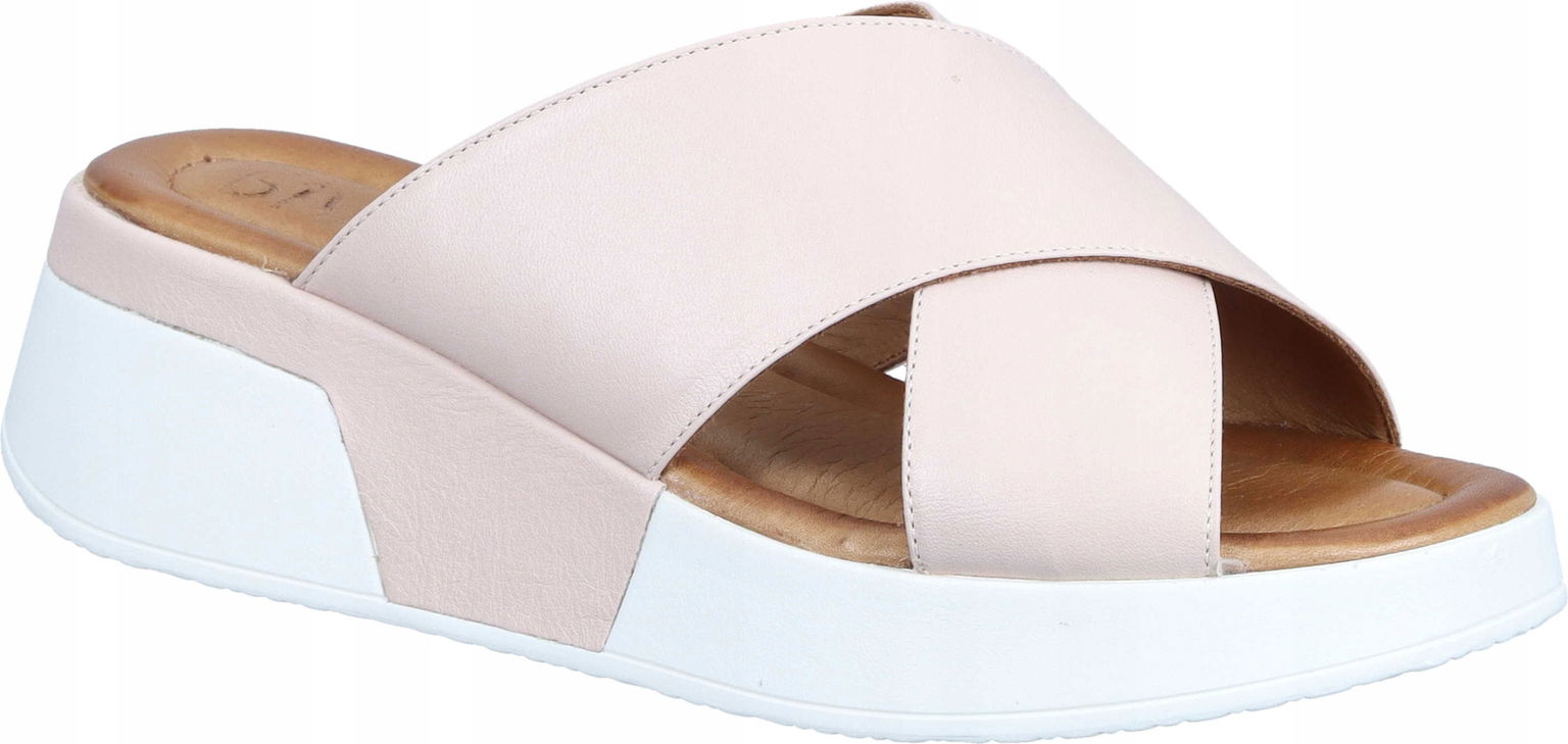 Žabky Piazza 900151-42 Pink Kožené