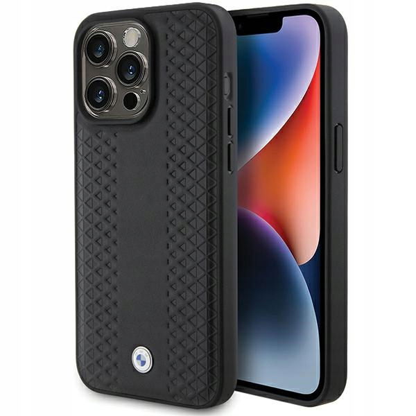 Zadný Kryt Bmw pre Apple iPhone 15 Pro čierny