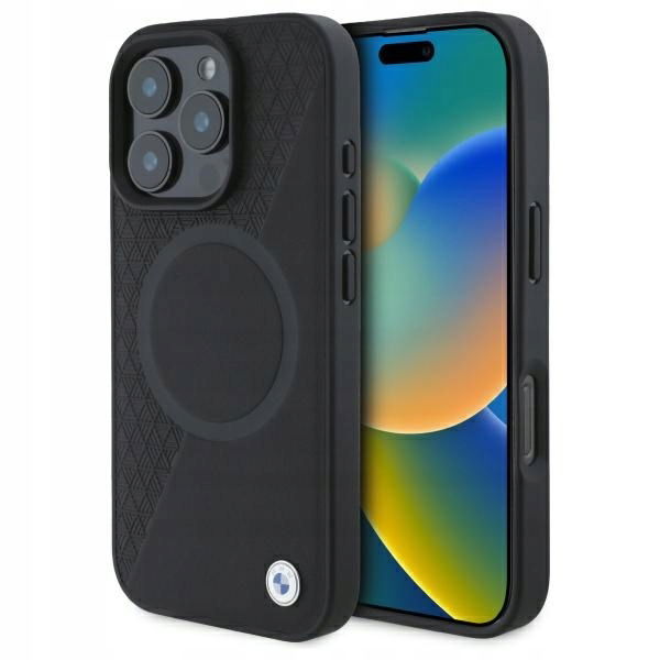 Zadný Kryt Bmw pre Apple iPhone 16 Pro Max čierny