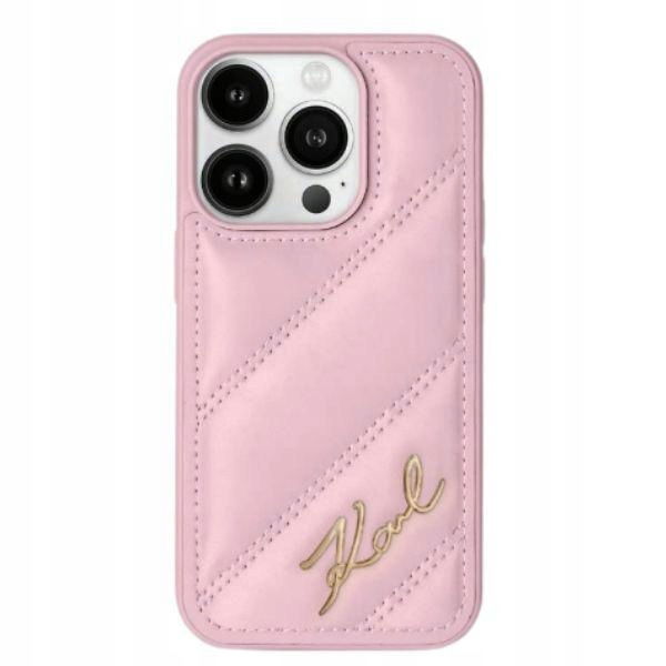 Zadný Kryt Karl Lagerfeld pre Apple iPhone 14 Pro ružový