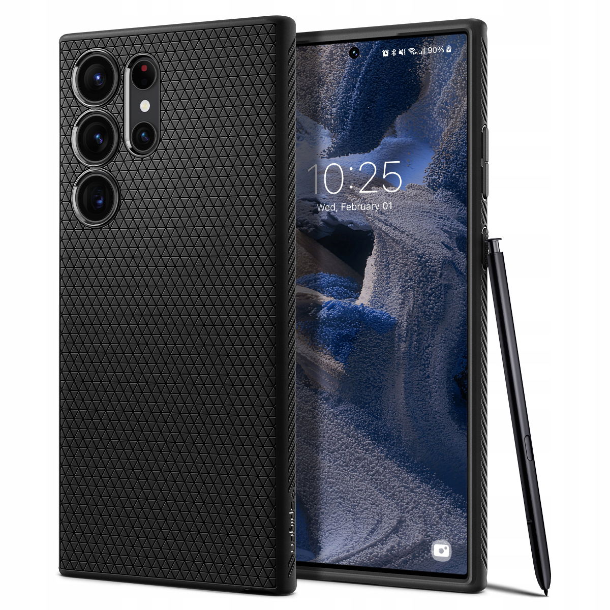 Zadný Kryt Spigen pre Samsung Galaxy S24 Ultra čierny