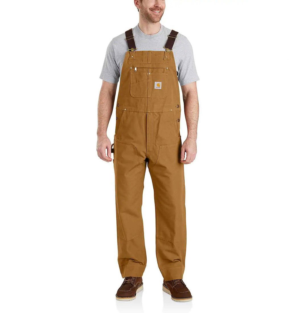 Záhradníčky Carhartt Bib Overall Brown