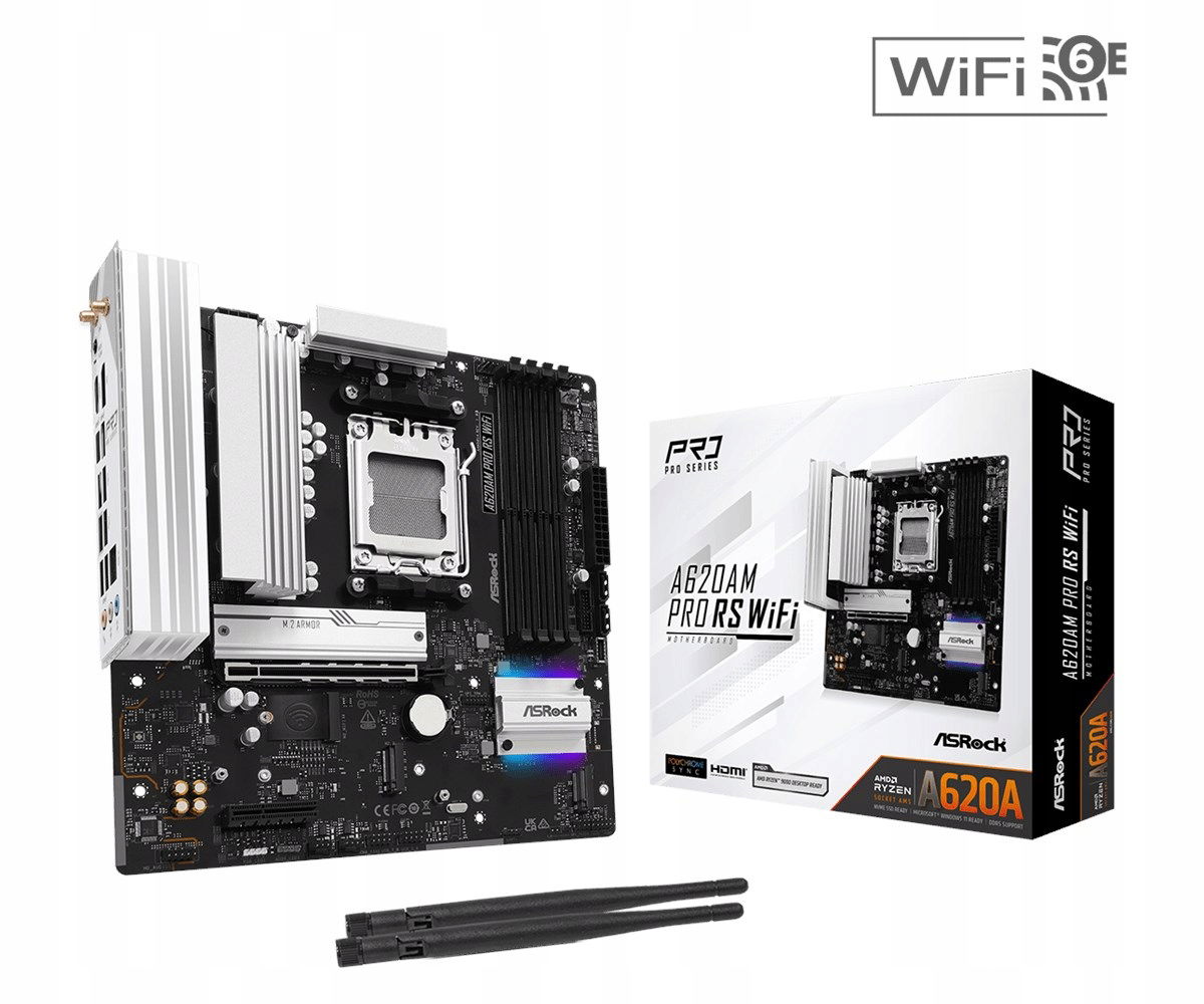 Základná doska Asrock A620AM Pro Rs Wifi