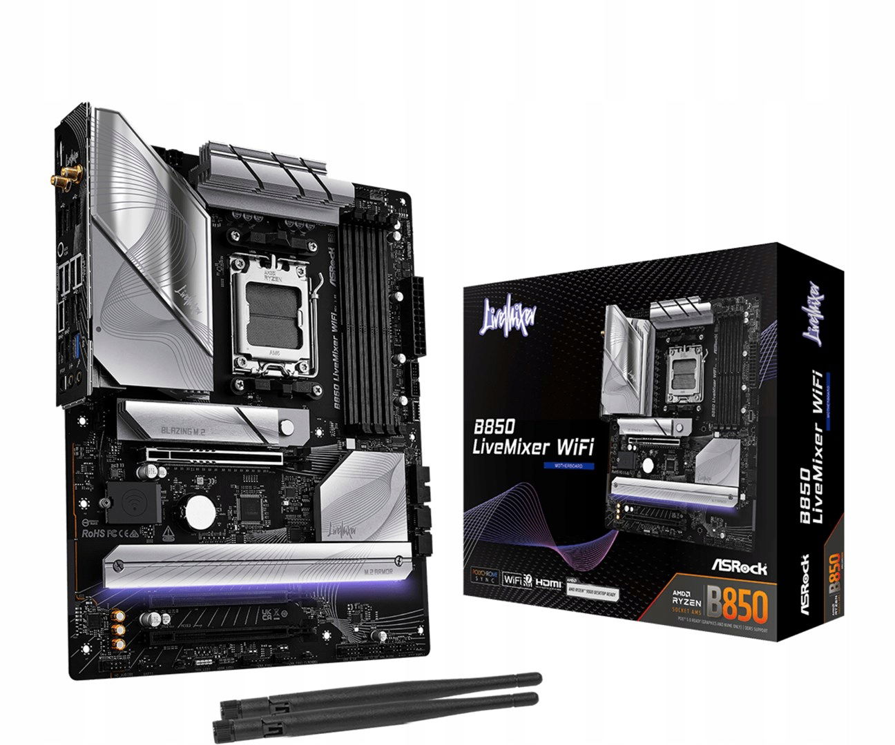 Základná doska ASRock B850 LiveMixer WiFi