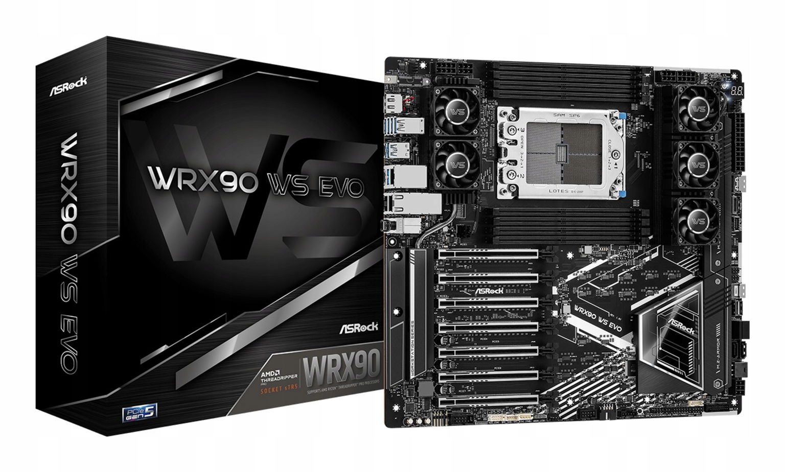 Základná doska Asrock WRX90 Ws Evo