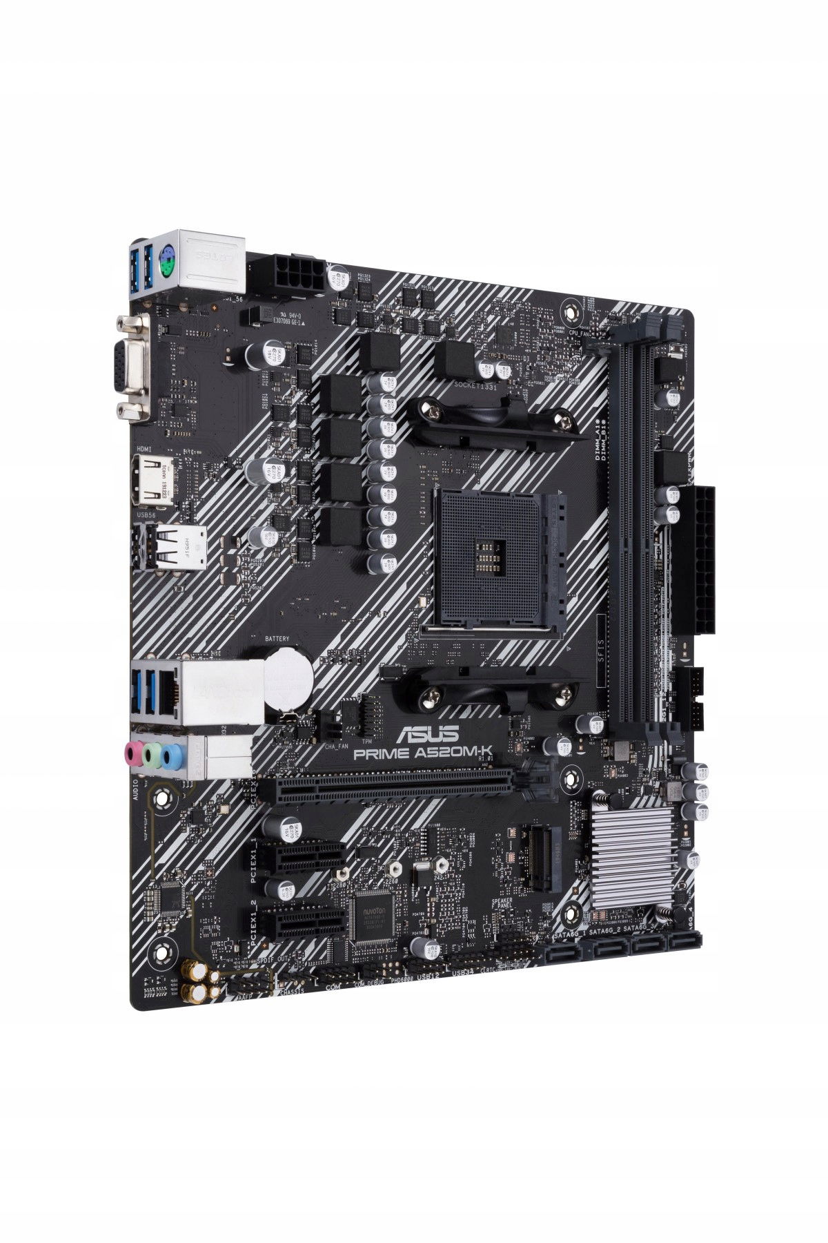 Základná doska Asus Prime A520-K micro Atx Amd Ryzen AM4 2x DDR4