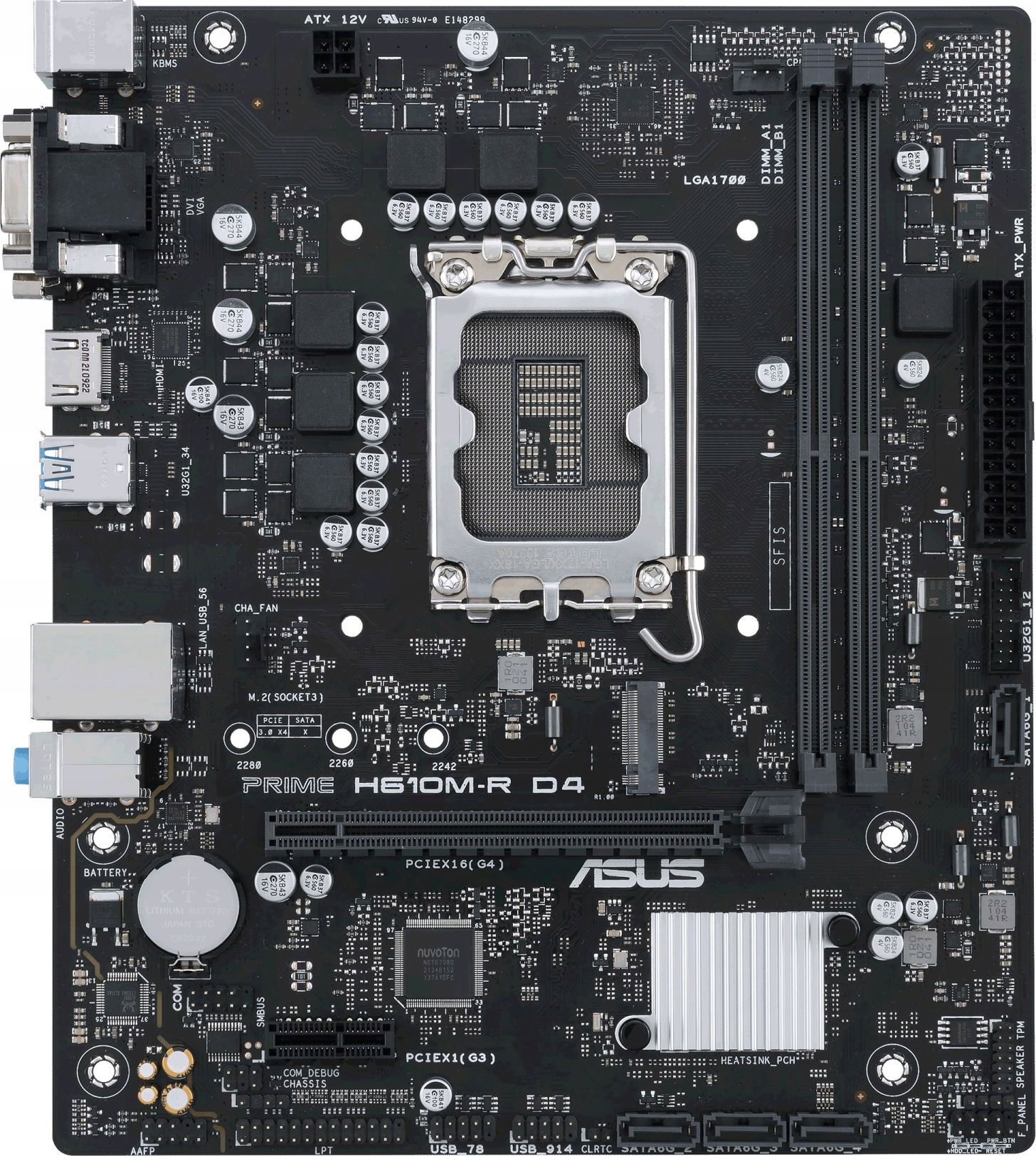 Základná doska Asus Prime H610M-R D4-SI