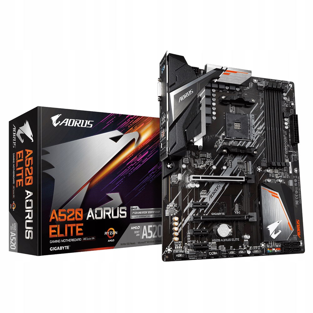Základná doska Gigabyte A520 Aorus Elite Atx