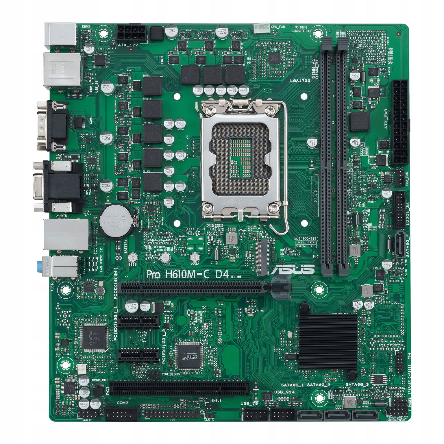 Základná doska Micro Atx Asus Pro H610M-C D4-CSM
