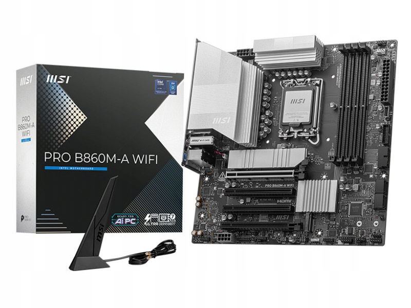 Základná doska Msi Pro B860M-A Wifi micro Atx Intel socket 1851 4x DDR5
