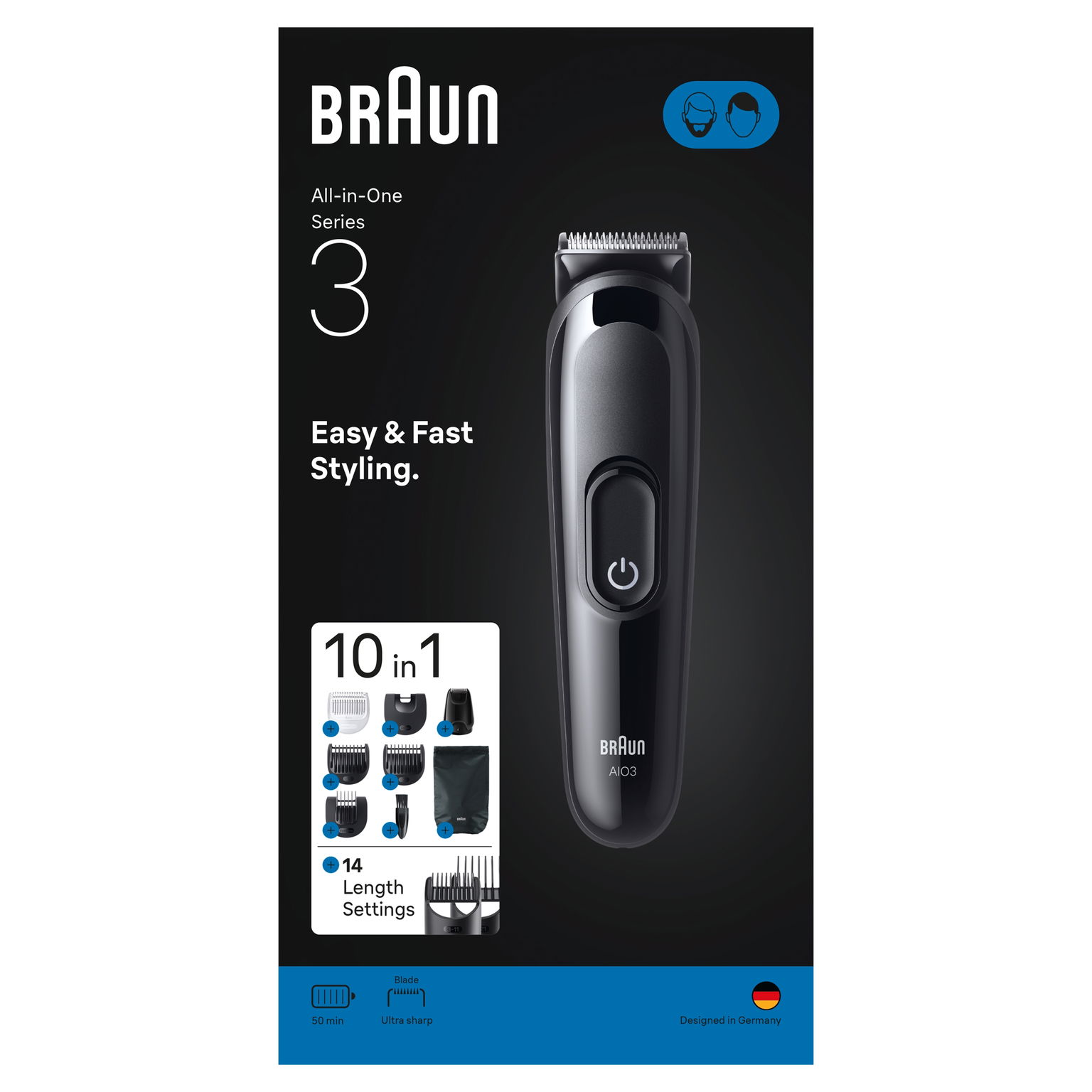 Zastrihávač Braun AIO3560