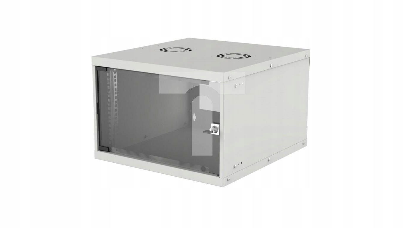 Závesná Skrinka 6U 540x400 Rack 19 Basic Flatpack Šedá
