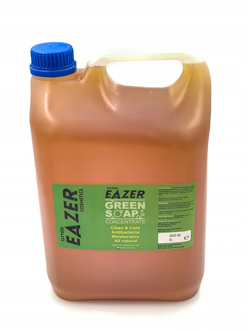 zelené mydlo Green Soap koncentrát Tattoo Eazer 5000 ml