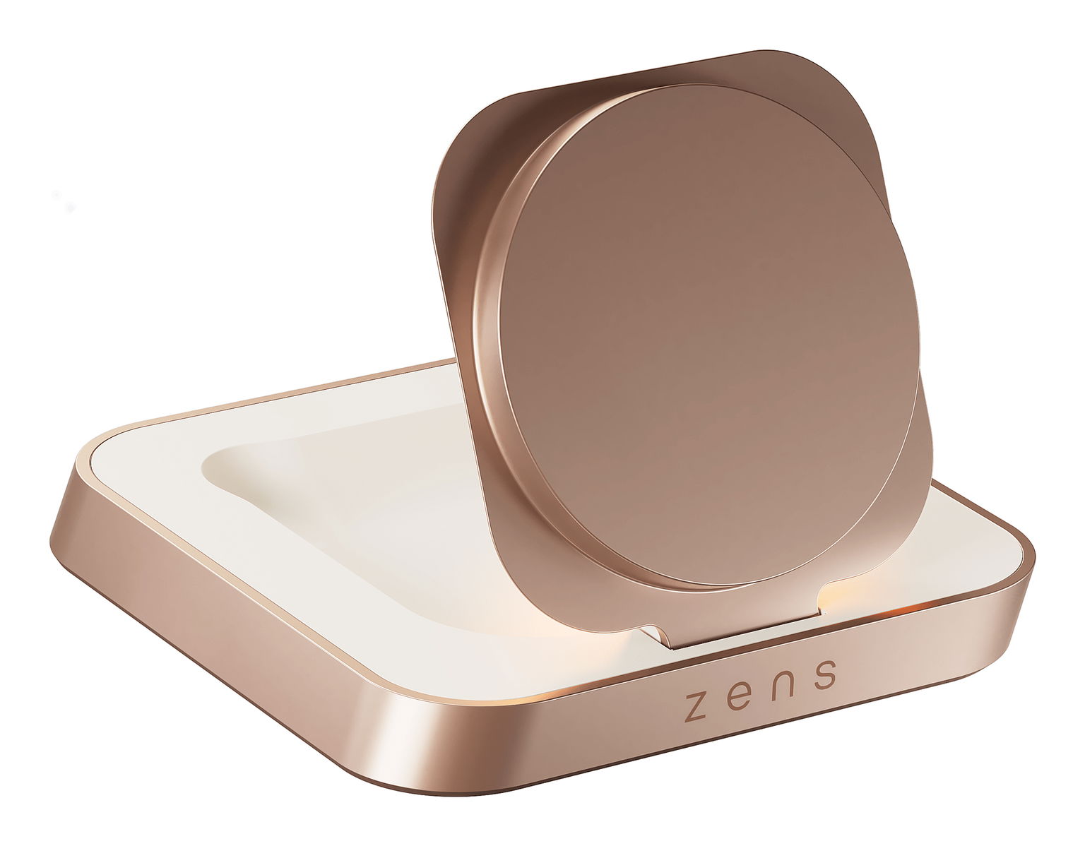Zens Nightstand Charger štýlová nabíjačka 15 W Magsafe (copper)