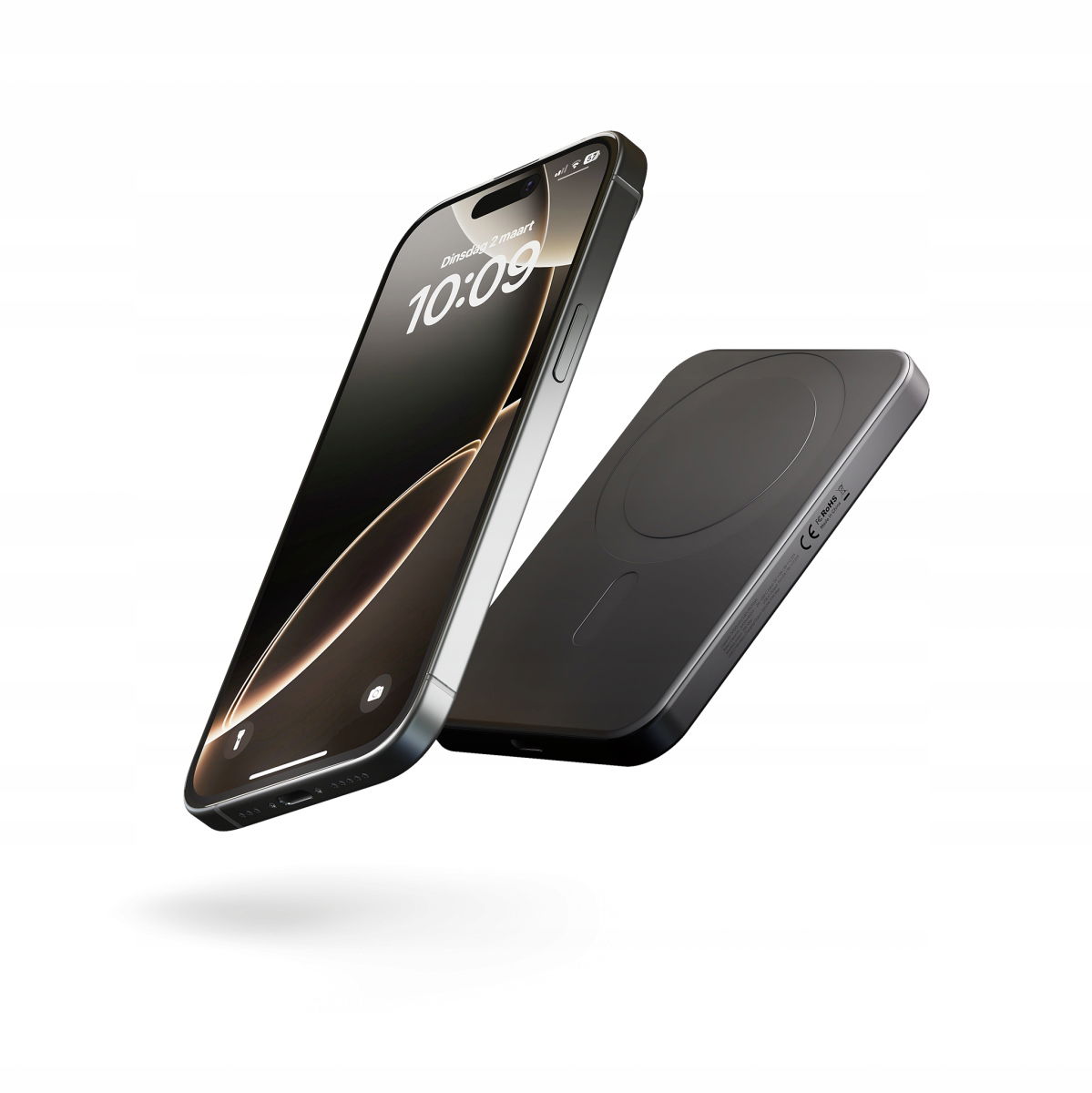 Zens Slim Qi2 Aluminium Powerbank – magnetická powerbanka 5000 mAh