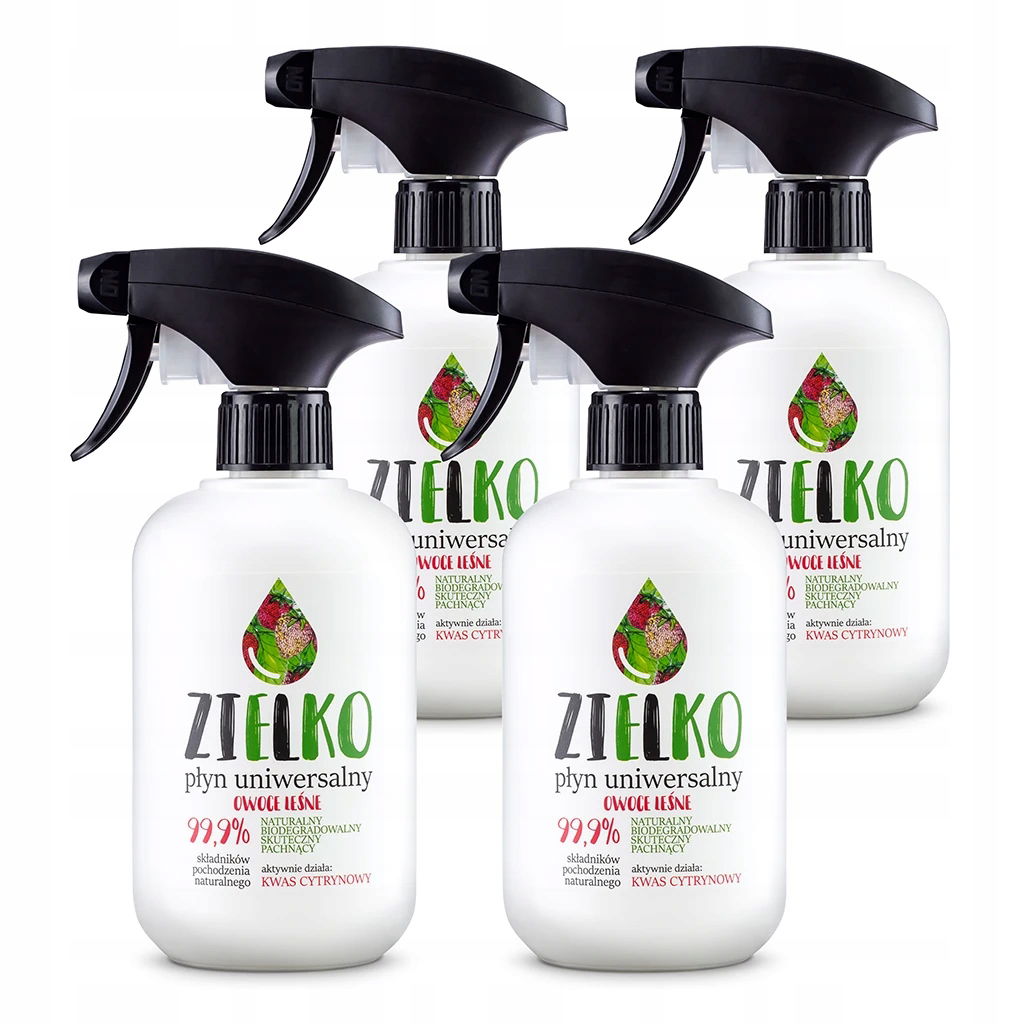 Zielko Eko Sada Univerzálny tekutý prípravok 4x500 ml Bez Šmúh A Šmúh (3+1 zdarma)