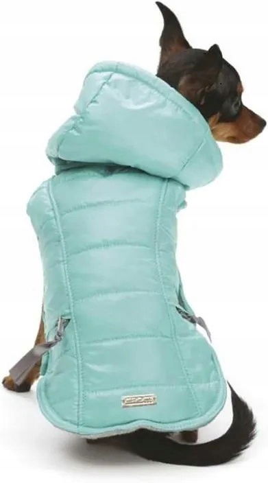 Zimná jesenná bunda pre psa Croci Ice Blue kubrak veľkosť Xs 30 cm