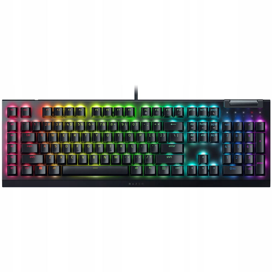 Žltý spínač Razer BlackWidow V4 X