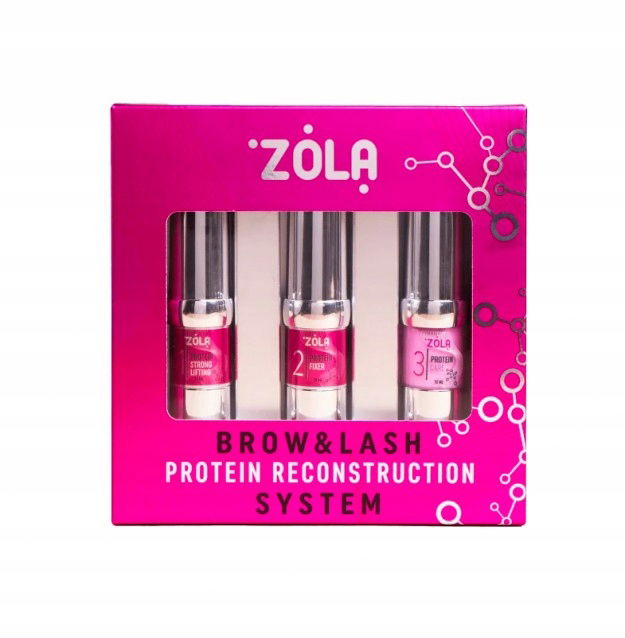 Zola sada na lamináciu Brow&Lash Protein Reconstruction System