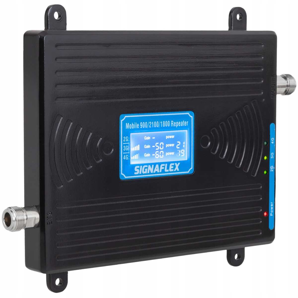 Zosilňovač signálu Gsm/umts/dcs Signaflex Lte Black LCD 70 dB