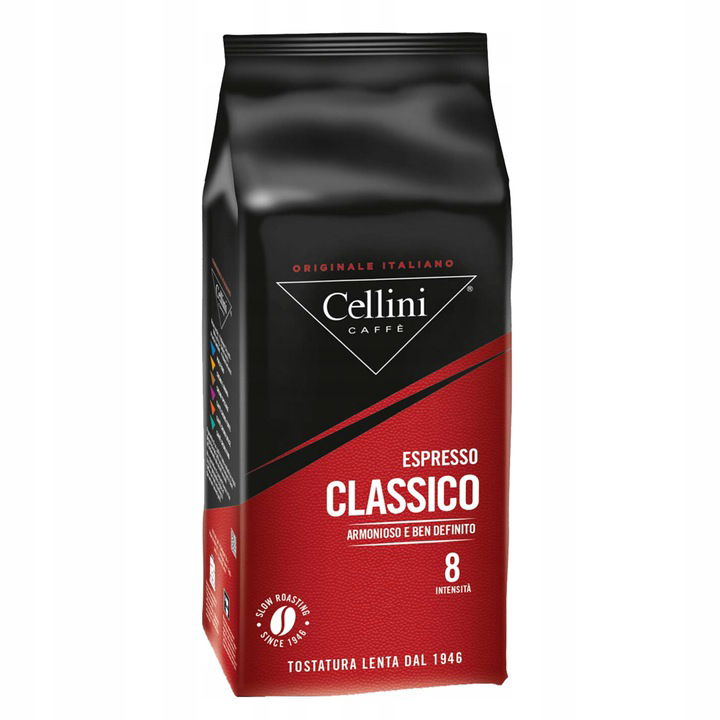 Zrnková káva Arabica Robusta zmiešaná Cellini Classico zrno 1000 g