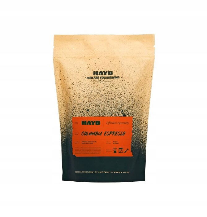Zrnková káva Hayb Kolumbia San Sebastian Espresso 250 g