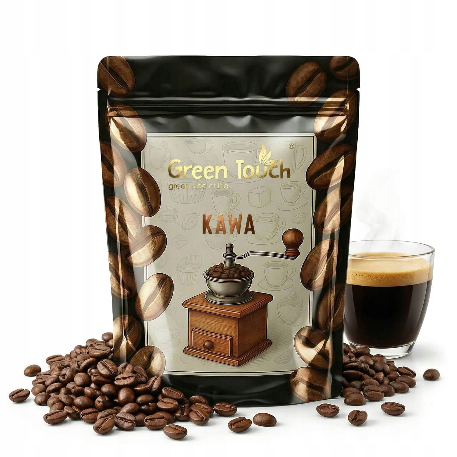 Zrnková káva Honduras Santa Barbara 100 % arabica čerstvá 200 g Green Touch