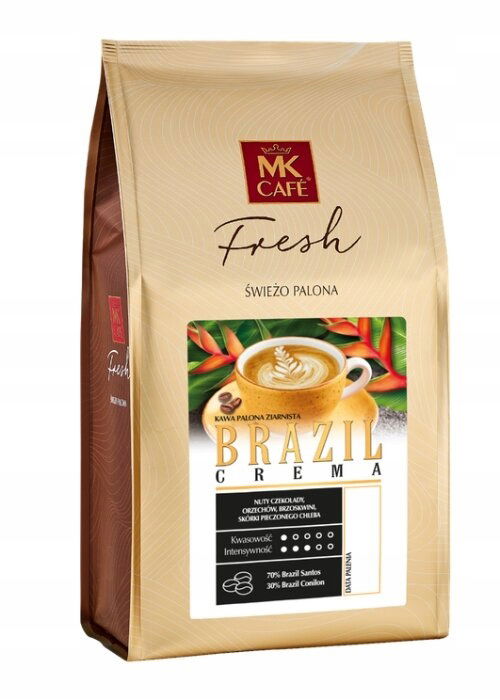 Zrnková káva Mk Cafe Fresh Brazil Crema 1 kg