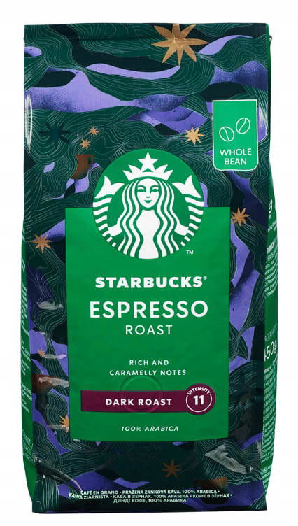 Zrnková káva Starbucks Espresso Dark Roast 450 g